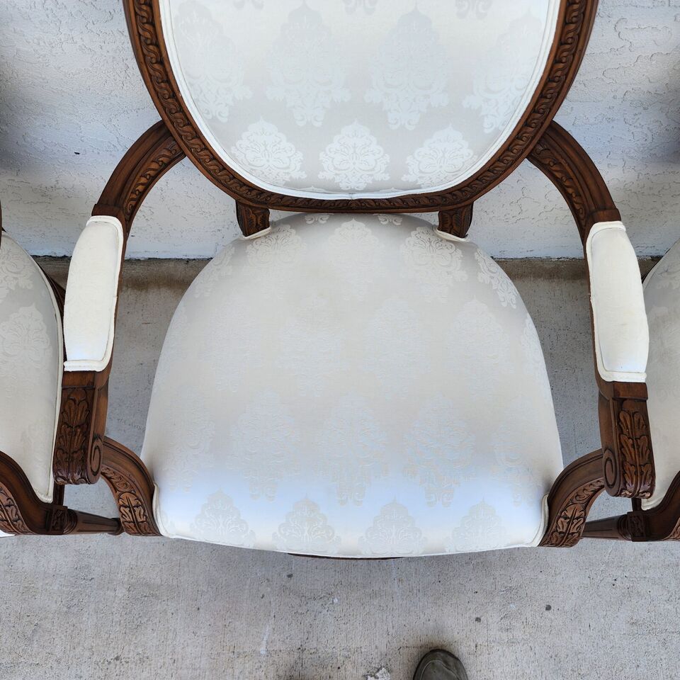 French Louis XVI Dining Chairs Set of 4