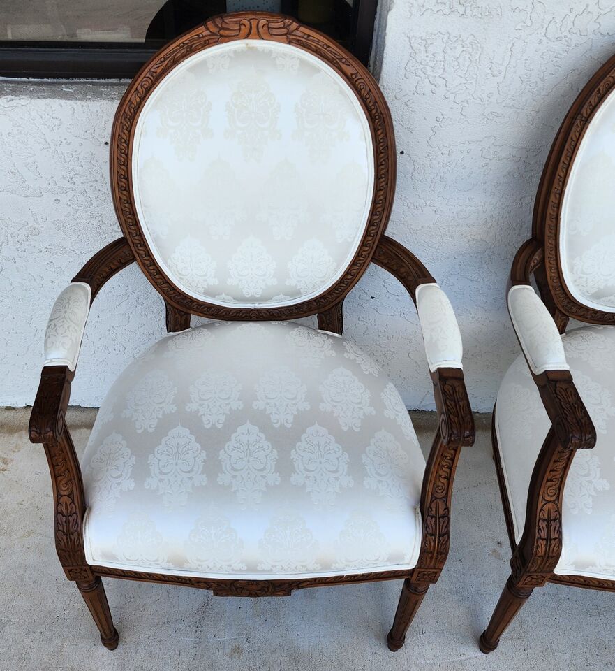 French Louis XVI Dining Chairs Set of 4