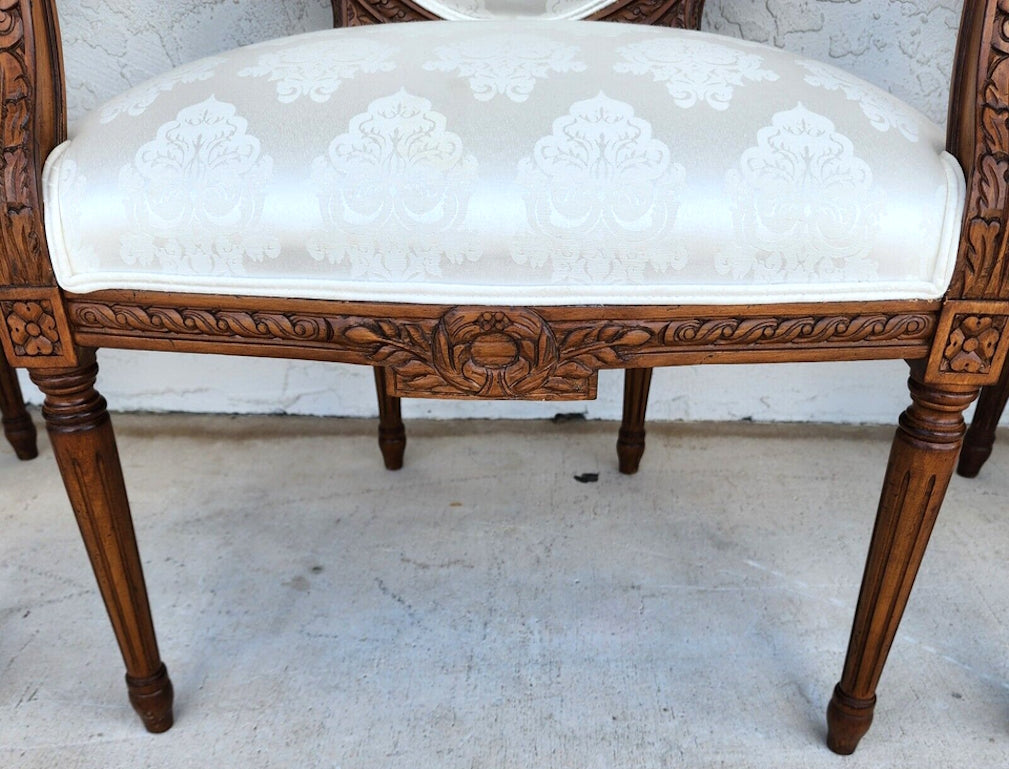 French Louis XVI Dining Chairs Set of 4