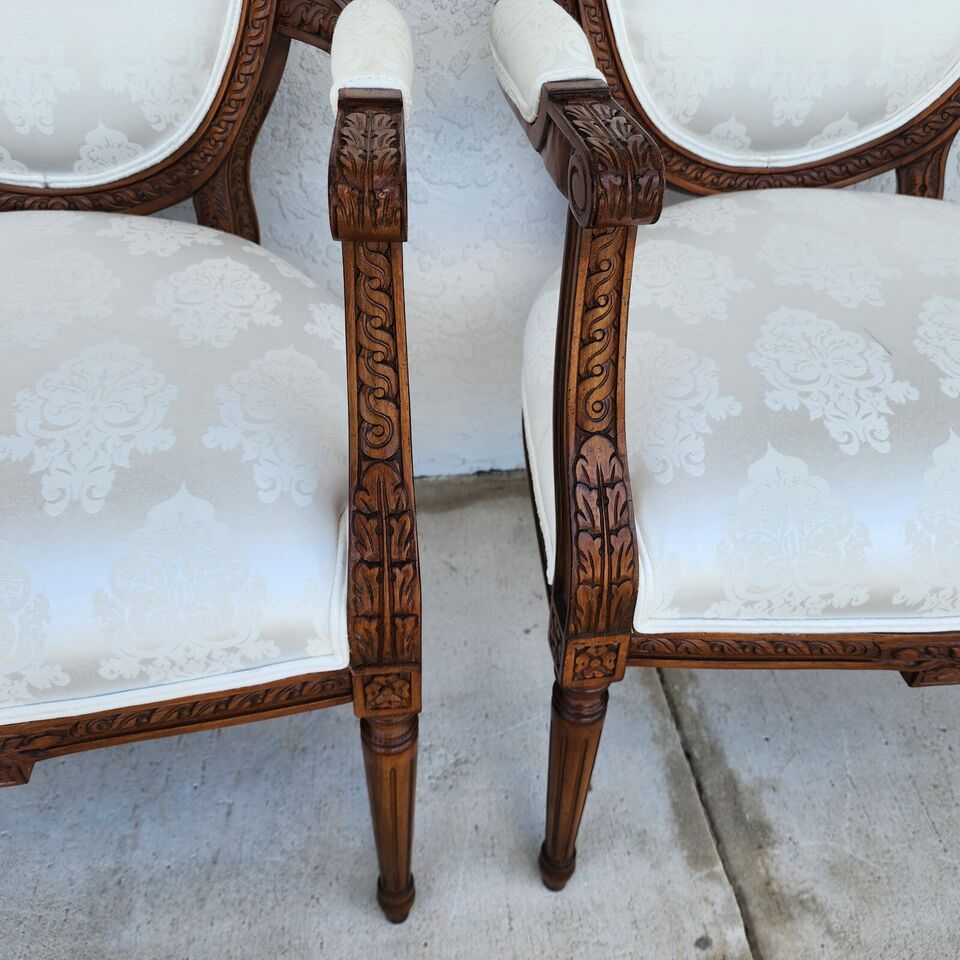French Louis XVI Dining Chairs Set of 4