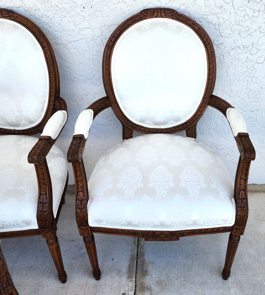French Louis XVI Dining Chairs Set of 4