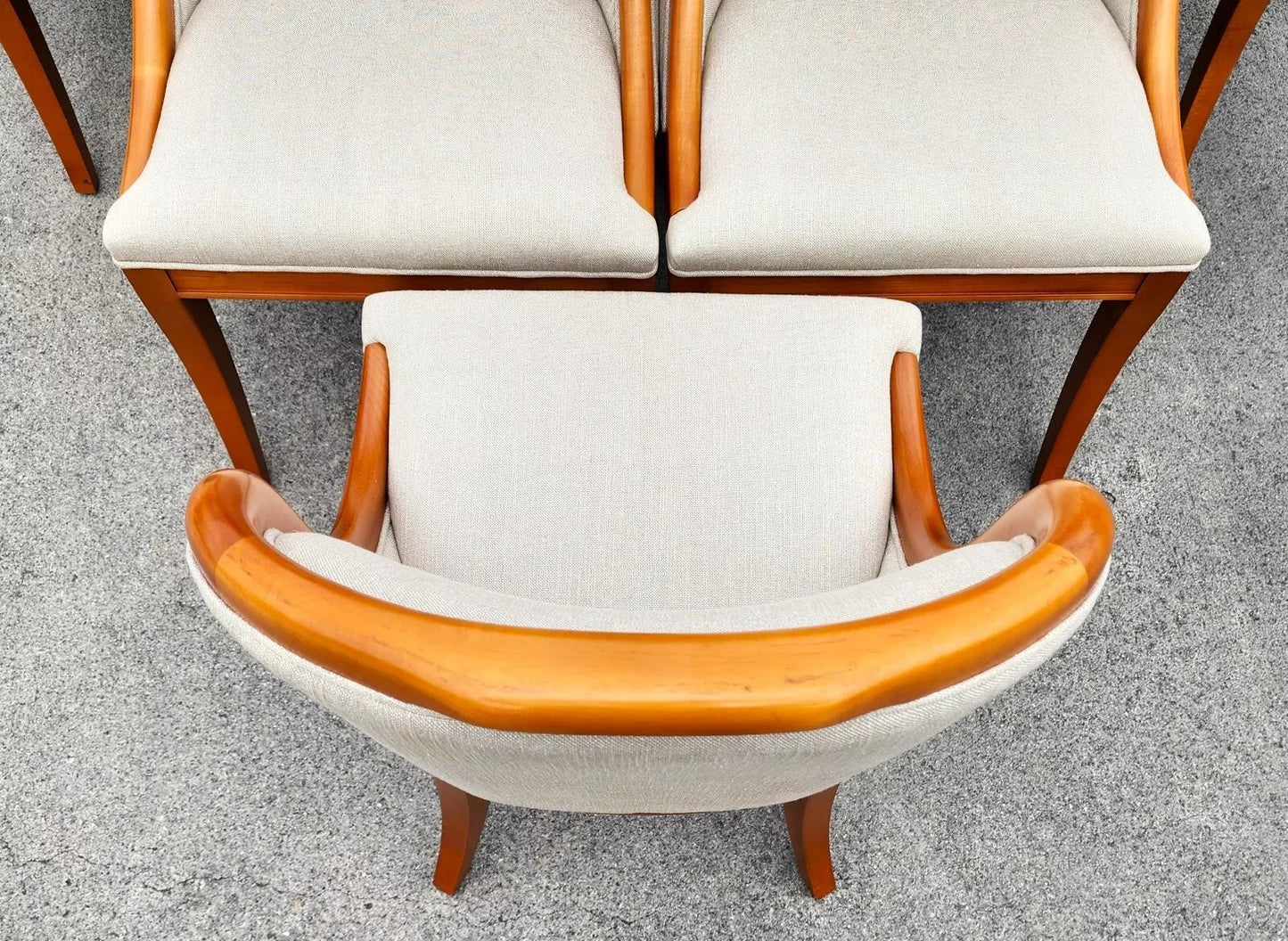 Italian Style Yacht Dining Chairs Set of 10