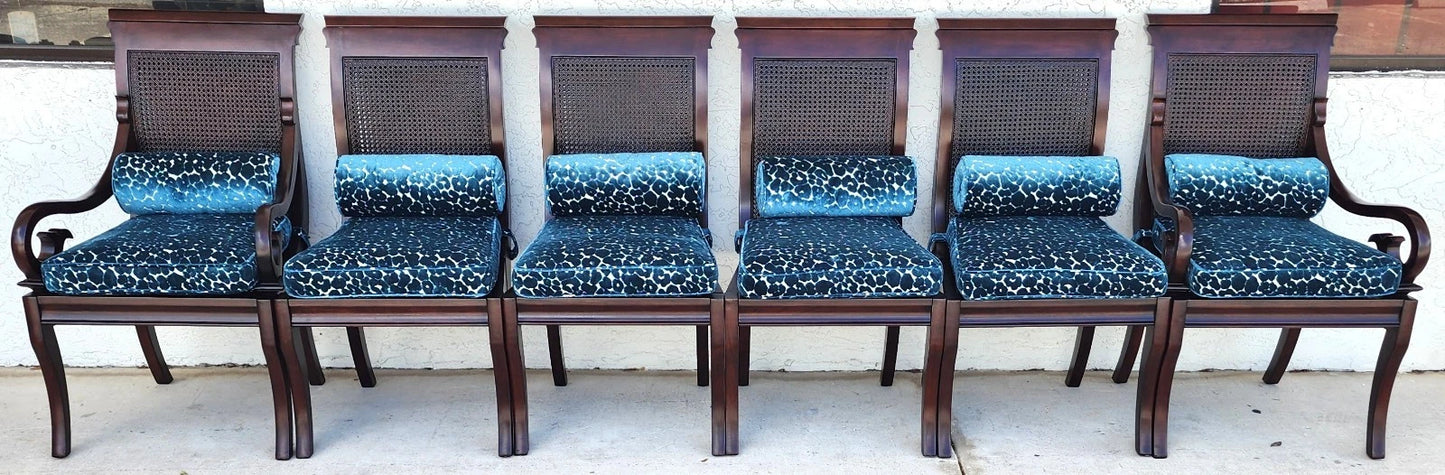Stanley British Colonial Dining Chairs American Craftsman Collection Set of 6