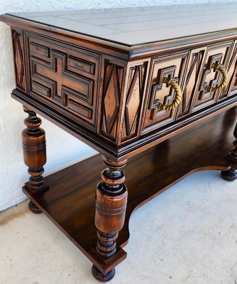 Century Furniture Console Buffet Sofa Table Beach House