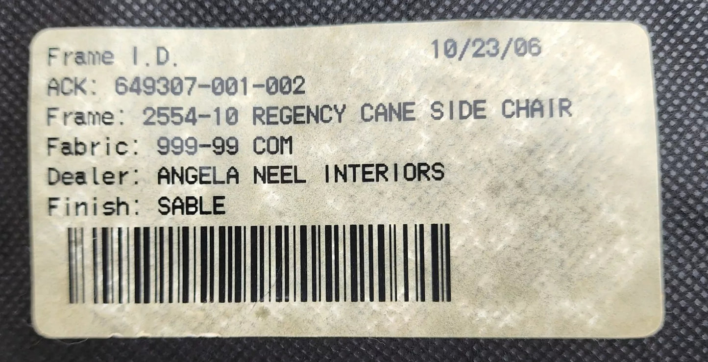 Regency Dining Chairs Set Of 8