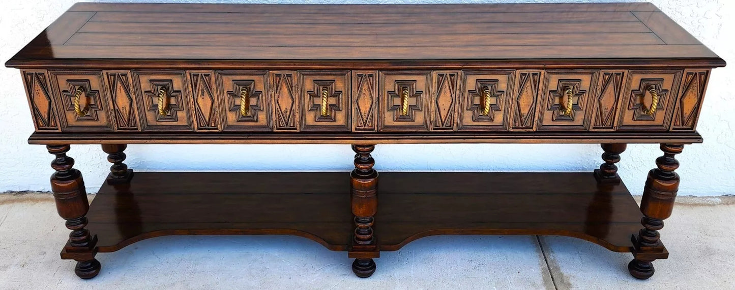 Century Furniture Console Buffet Sofa Table Beach House
