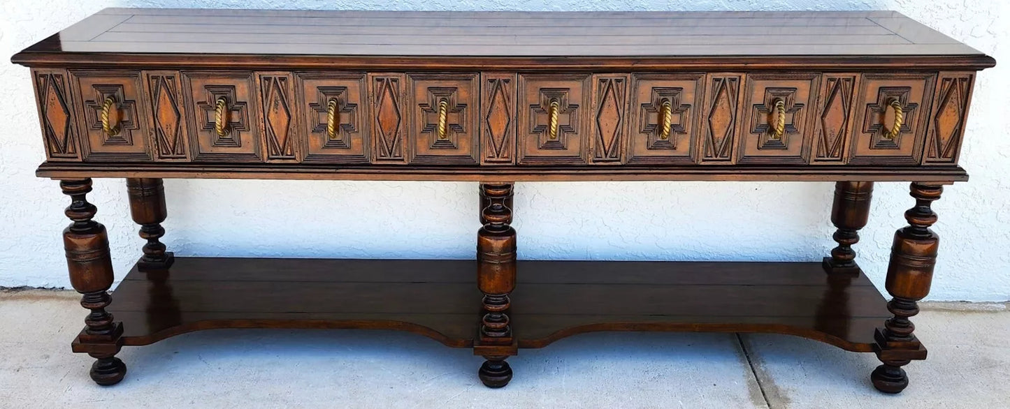 Century Furniture Console Buffet Sofa Table Beach House