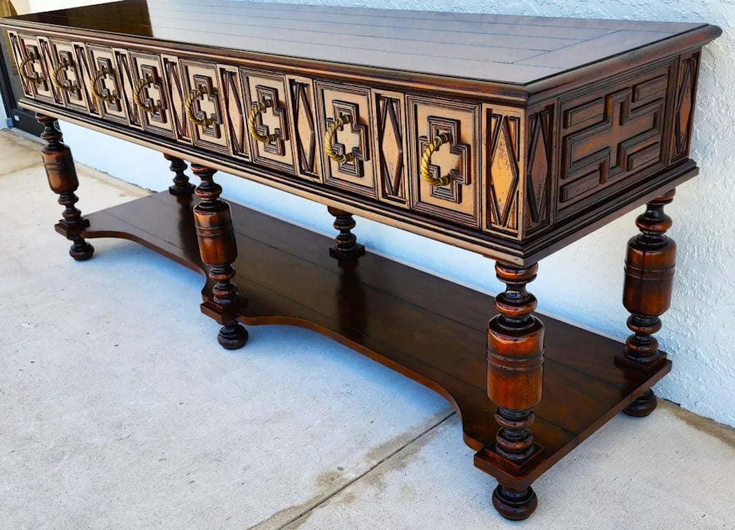 Century Furniture Console Buffet Sofa Table Beach House