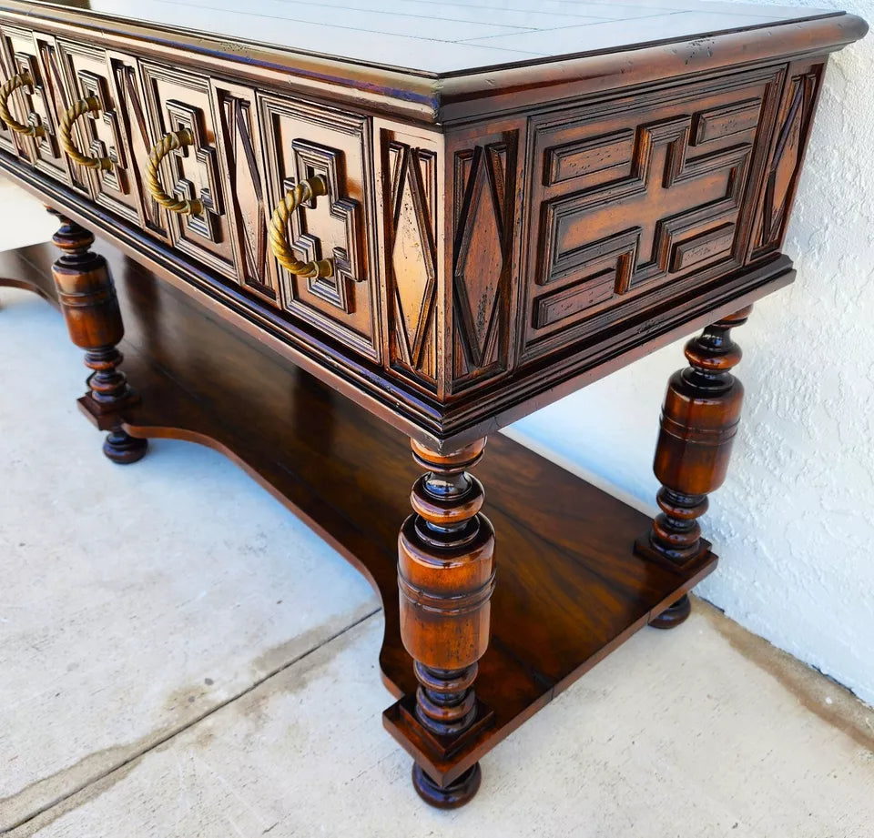 Century Furniture Console Buffet Sofa Table Beach House