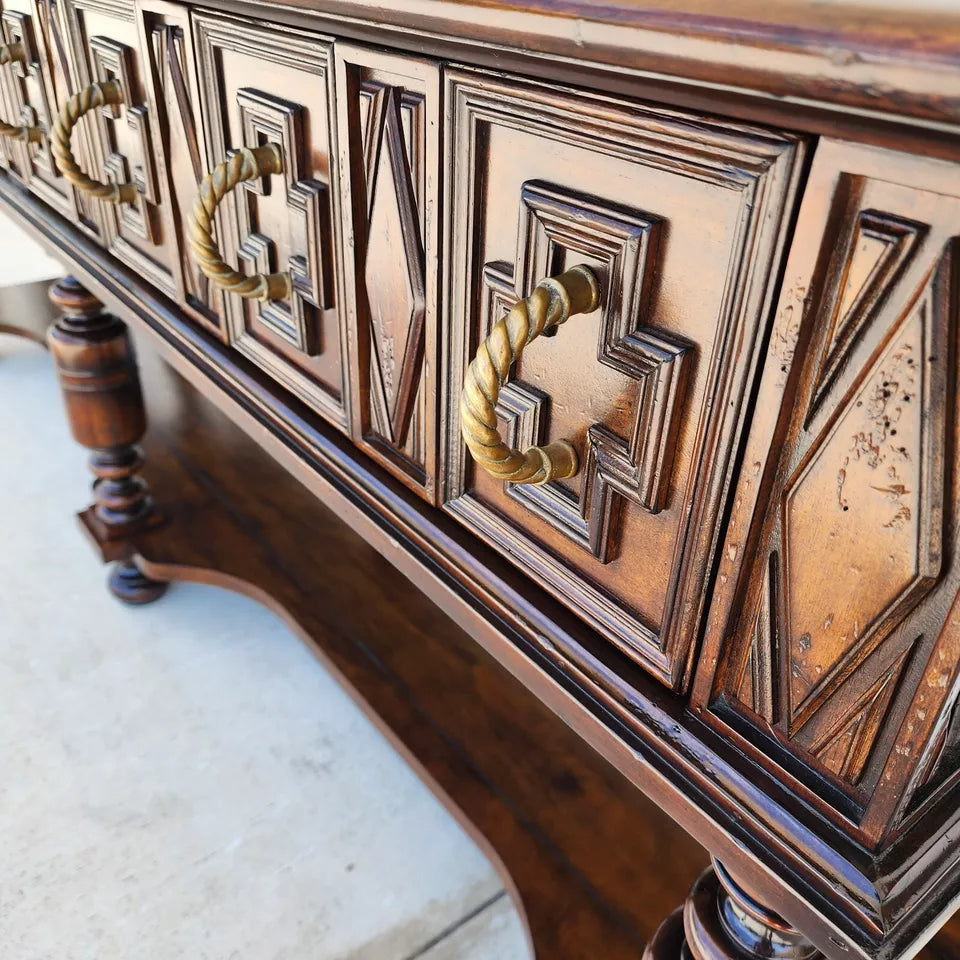 Century Furniture Console Buffet Sofa Table Beach House