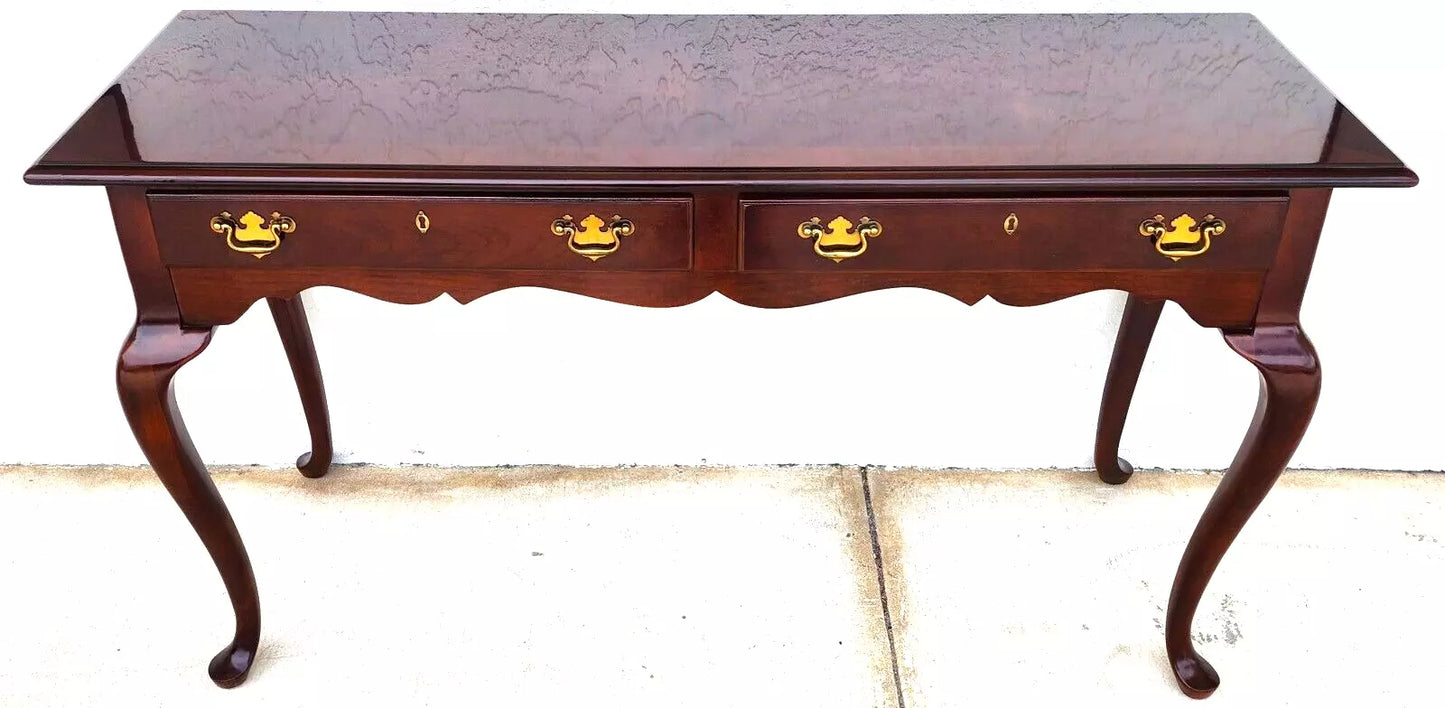 DREXEL Console Sofa Table with Ottomans