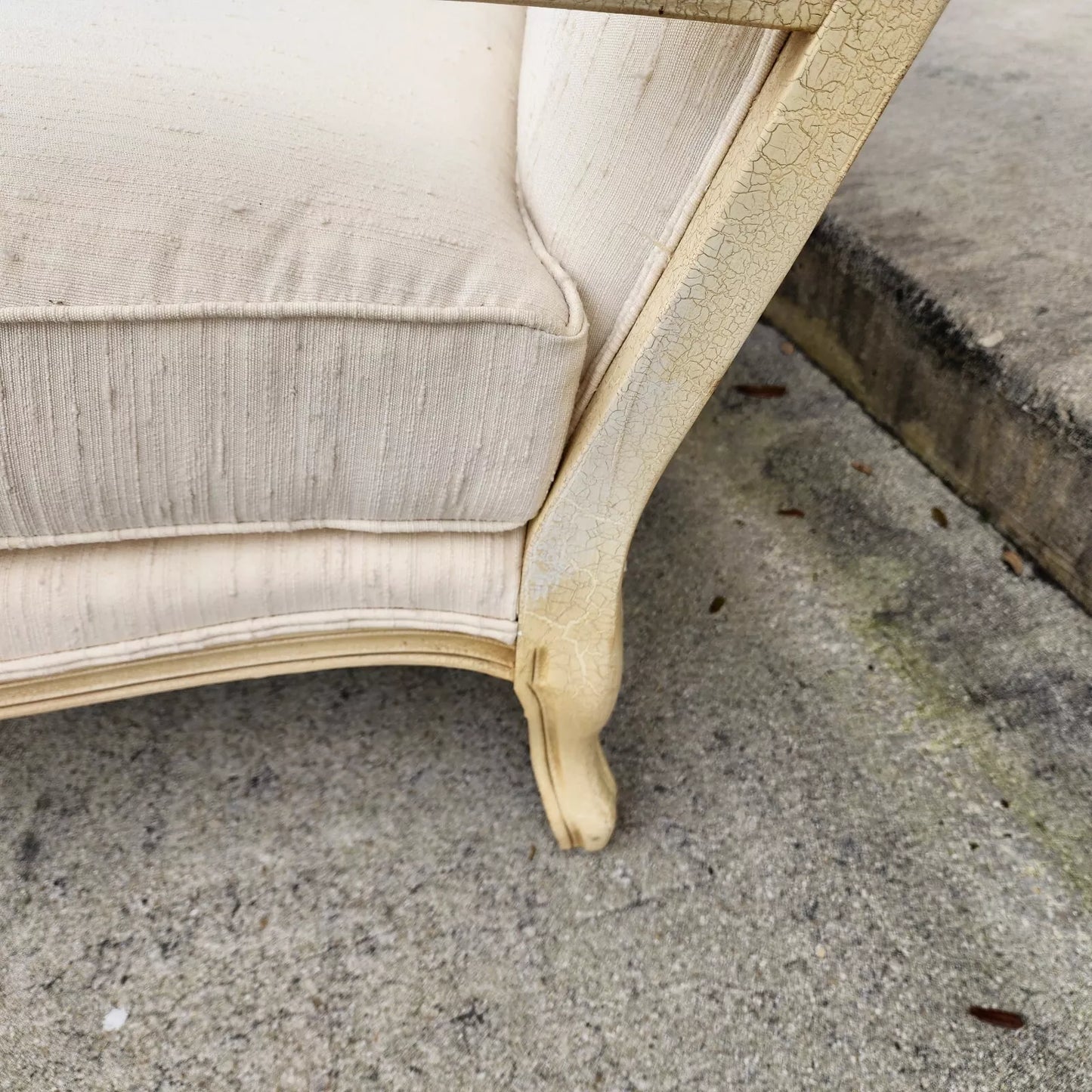 Drexel Heritage Louis XV French Armchairs Linen