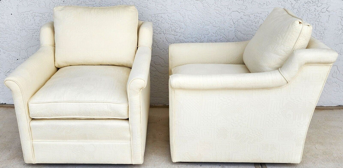 EJ Victor Style Lounge Chairs Pair