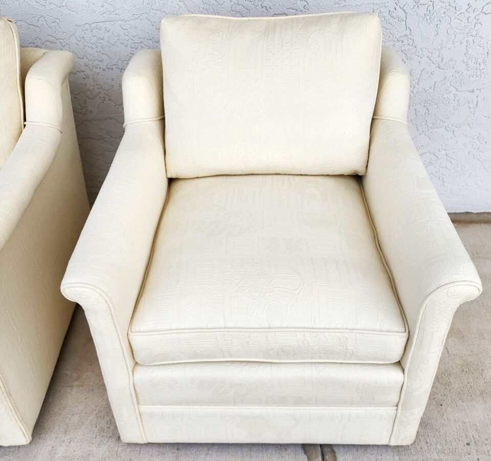 EJ Victor Style Lounge Chairs Pair