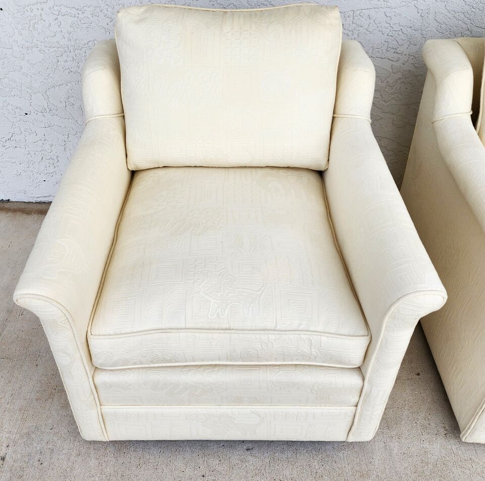 EJ Victor Style Lounge Chairs Pair