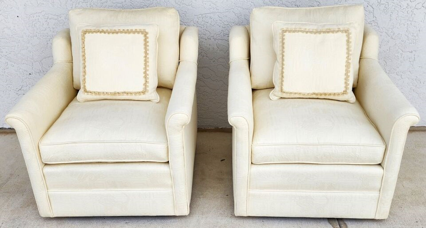 EJ Victor Style Lounge Chairs Pair