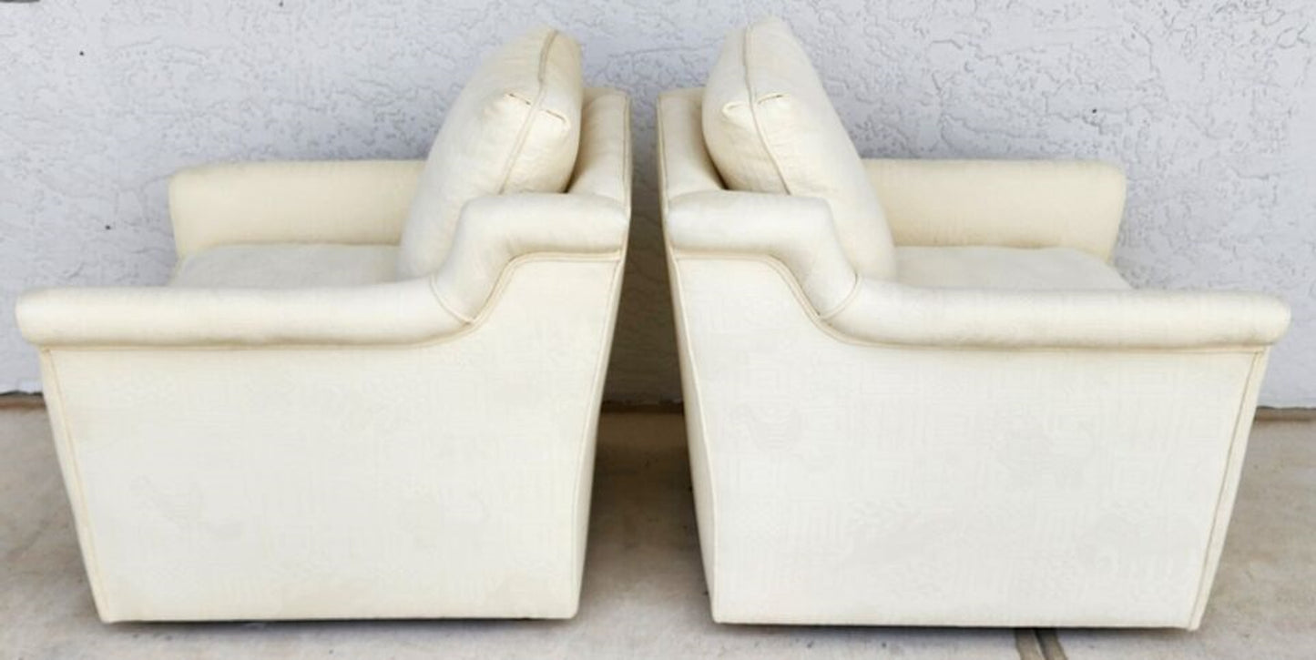 EJ Victor Style Lounge Chairs Pair