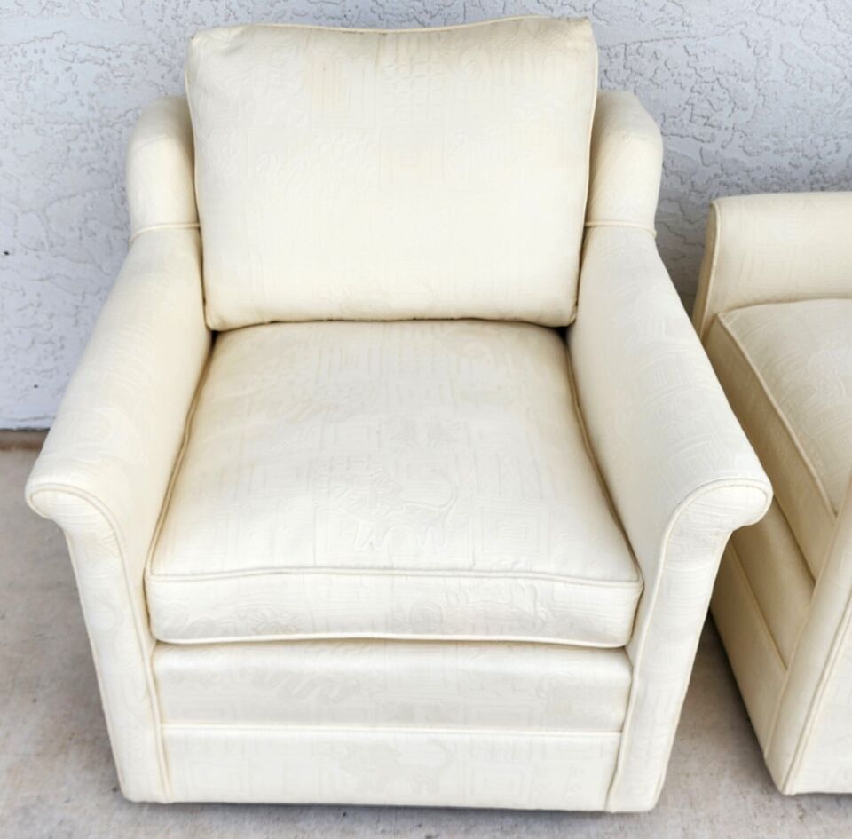 EJ Victor Style Lounge Chairs Pair