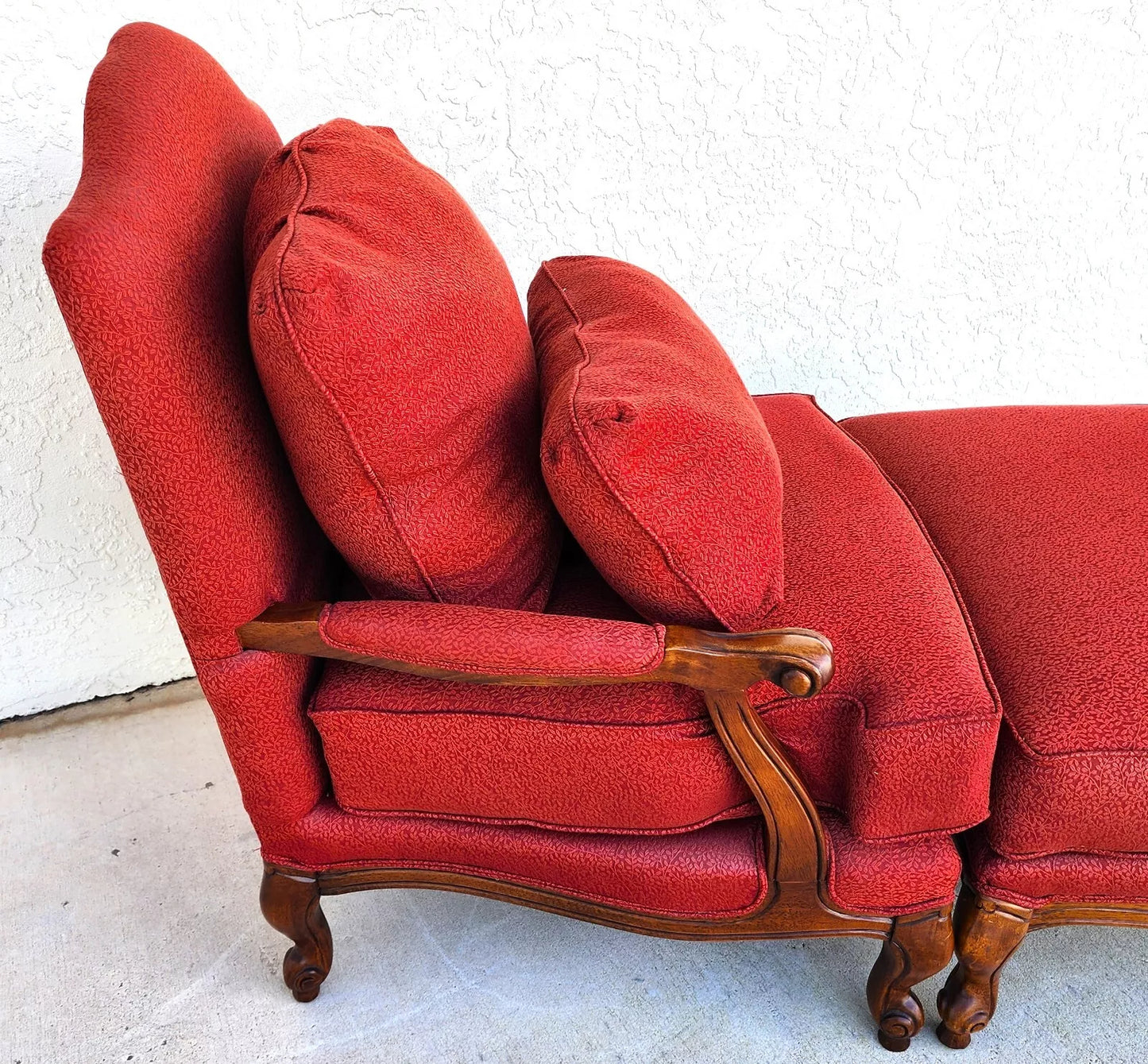 French Armchair & Ottoman