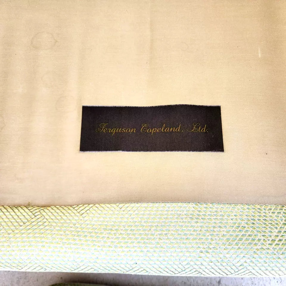 Ferguson Copeland Laced Leather Lounge Chairs