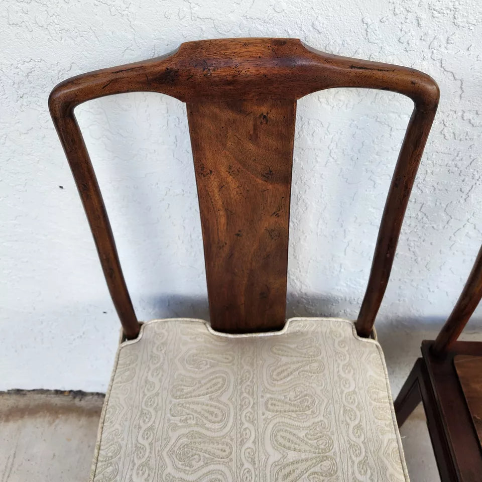 Henredon Ming Asian Dining Chairs 1950s