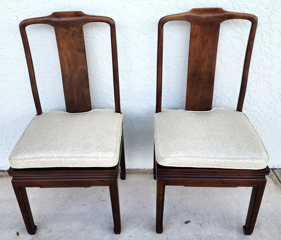 Henredon Ming Asian Dining Chairs 1950s