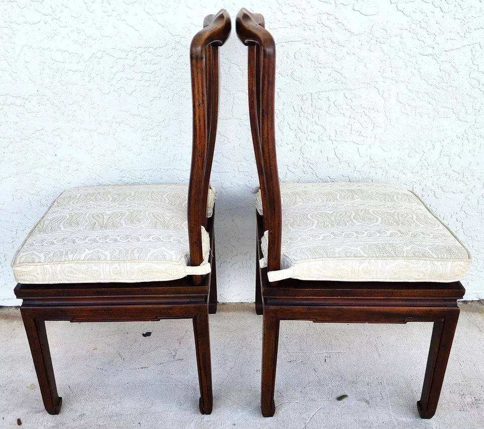 Henredon Ming Asian Dining Chairs 1950s
