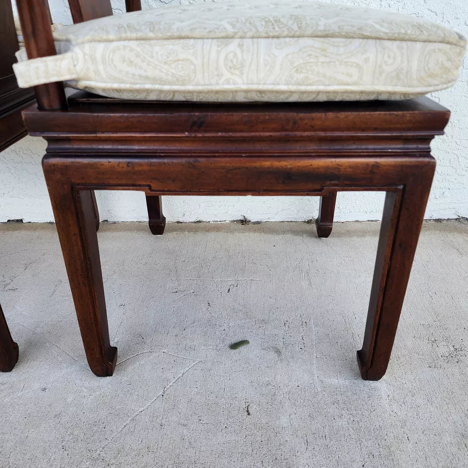 Henredon Ming Asian Dining Chairs 1950s
