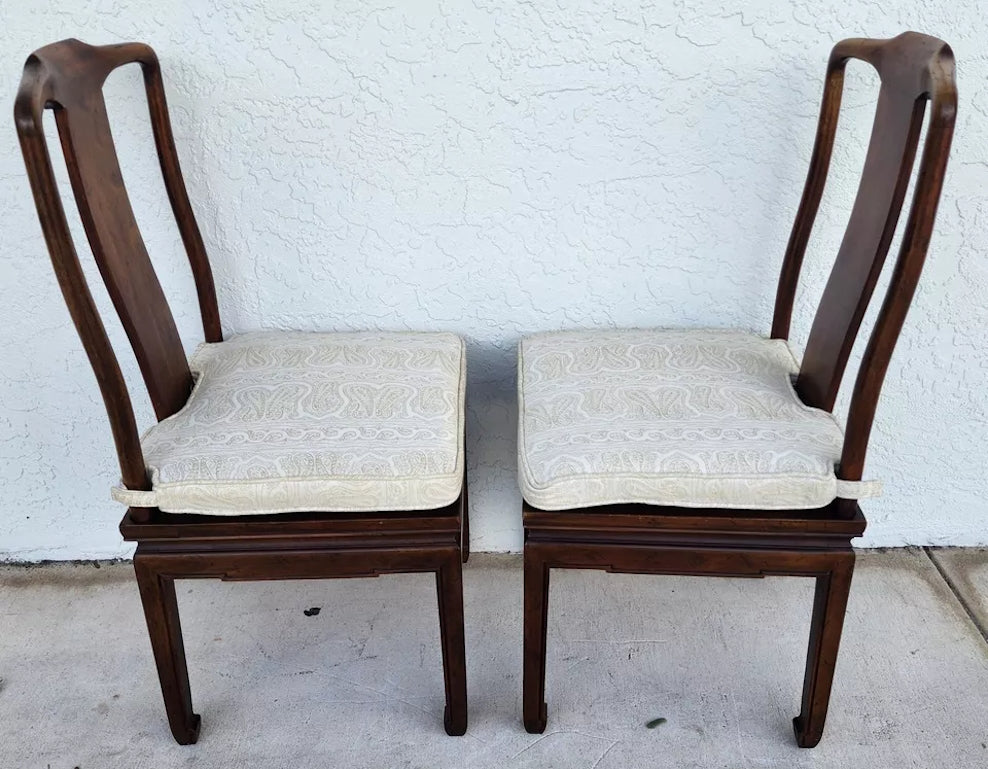 Henredon Ming Asian Dining Chairs 1950s