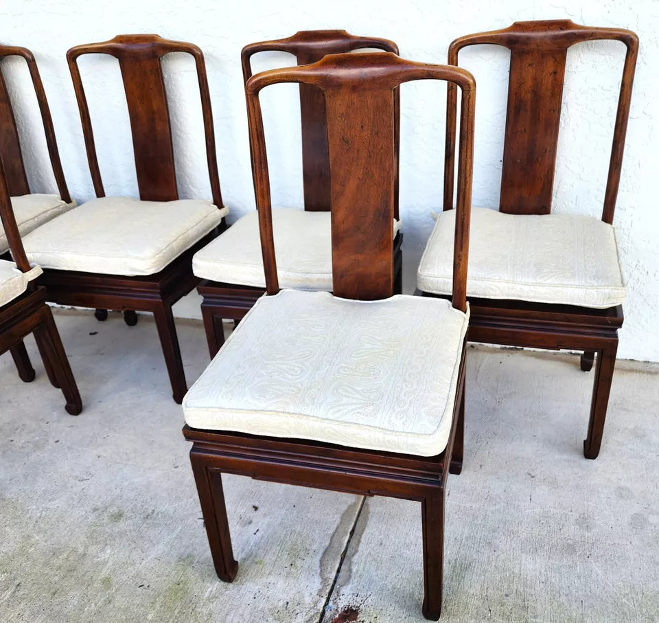 Henredon Ming Asian Dining Chairs 1950s