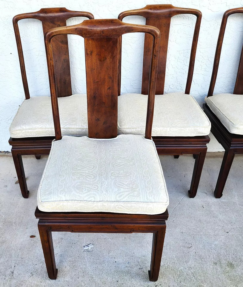 Henredon Ming Asian Dining Chairs 1950s