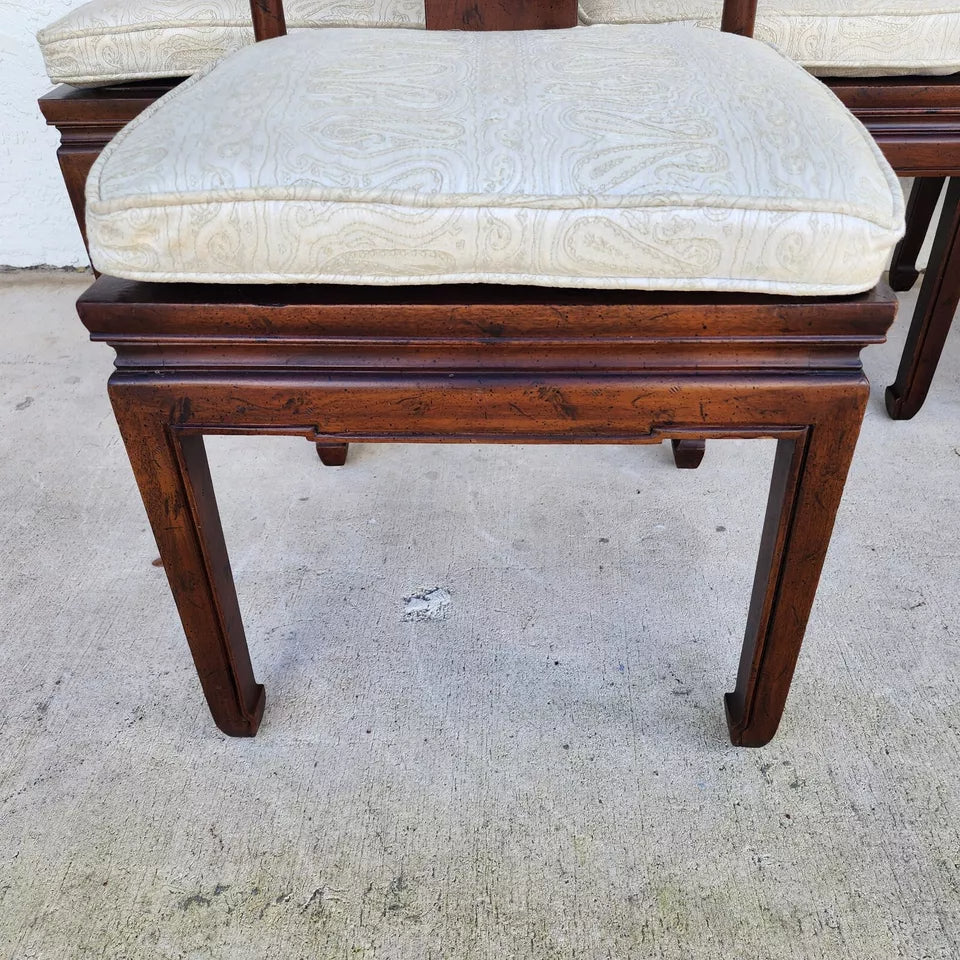Henredon Ming Asian Dining Chairs 1950s
