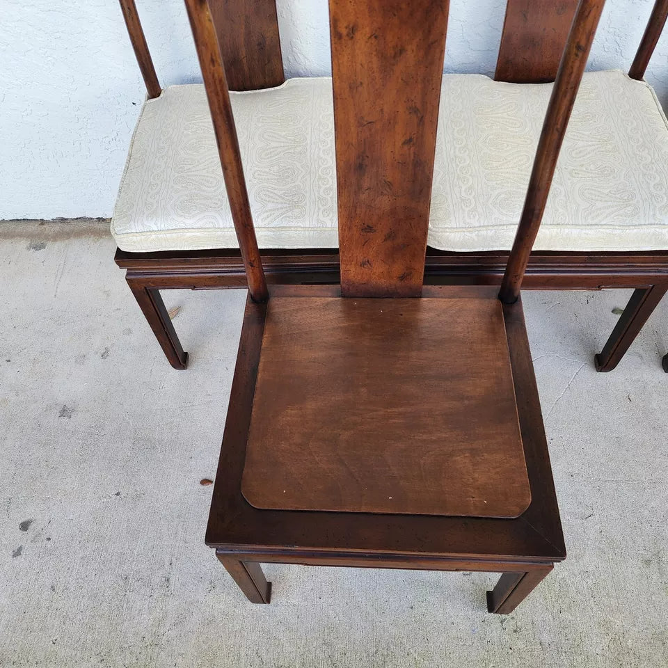 Henredon Ming Asian Dining Chairs 1950s