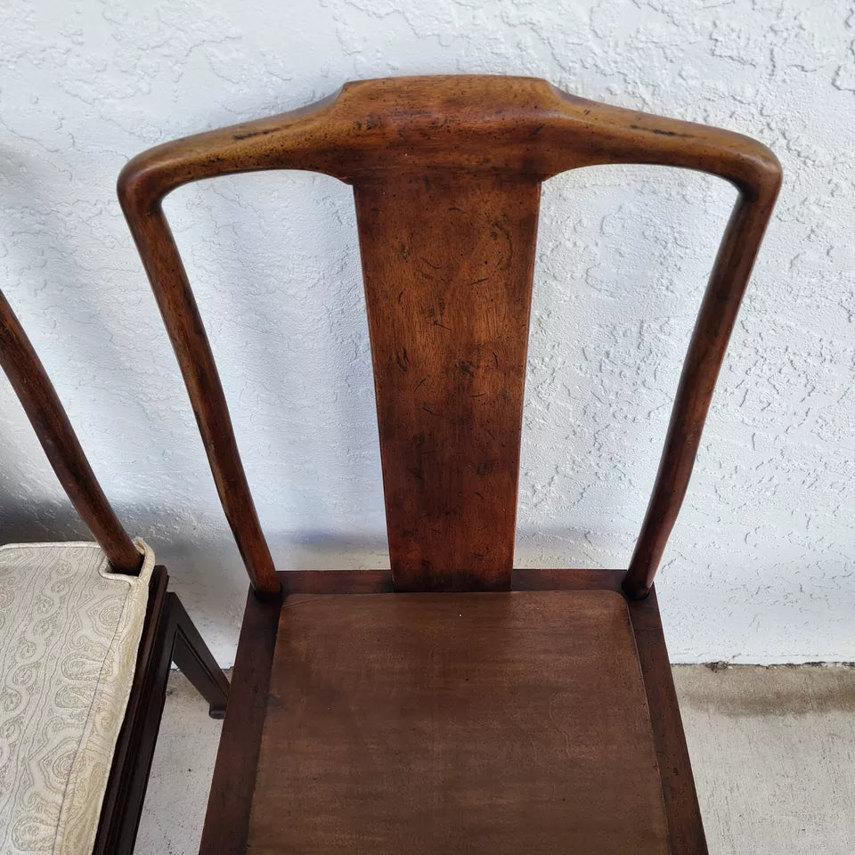 Henredon Ming Asian Dining Chairs 1950s