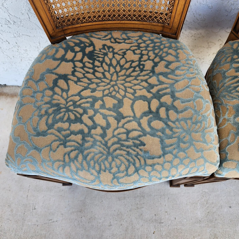 Vintage Cane Dining Chairs by Karges