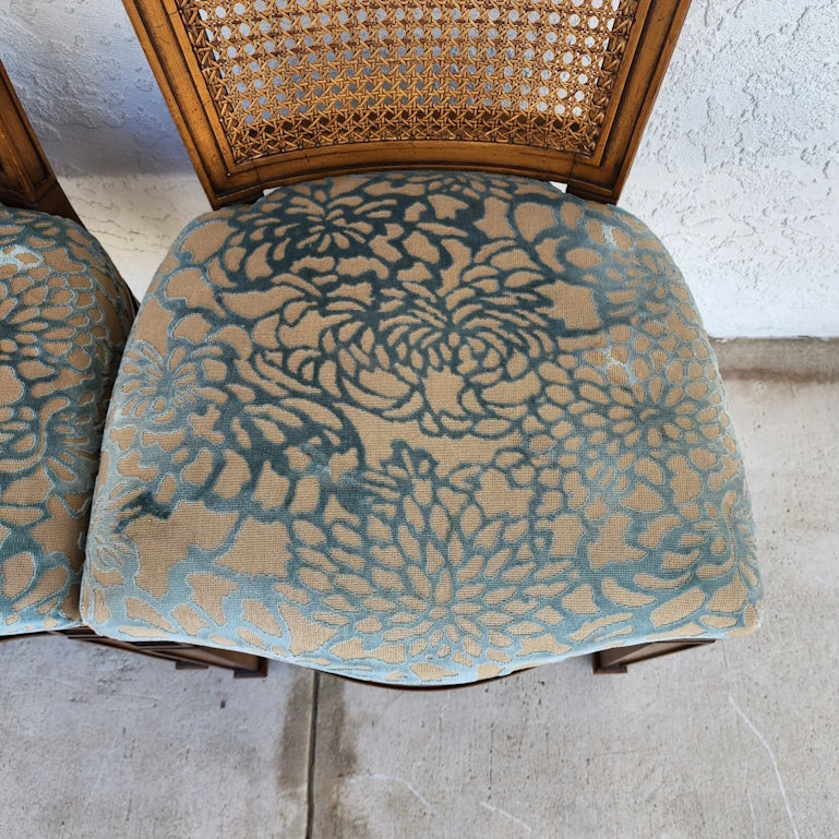 Vintage Cane Dining Chairs by Karges