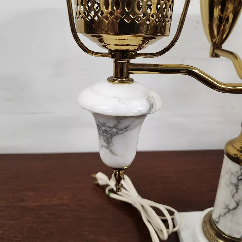 Vintage Italian Marble Student Lamp