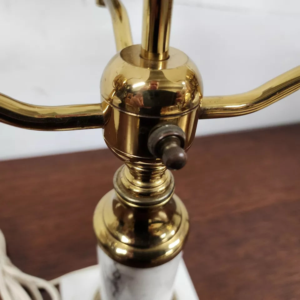 Vintage Italian Marble Student Lamp