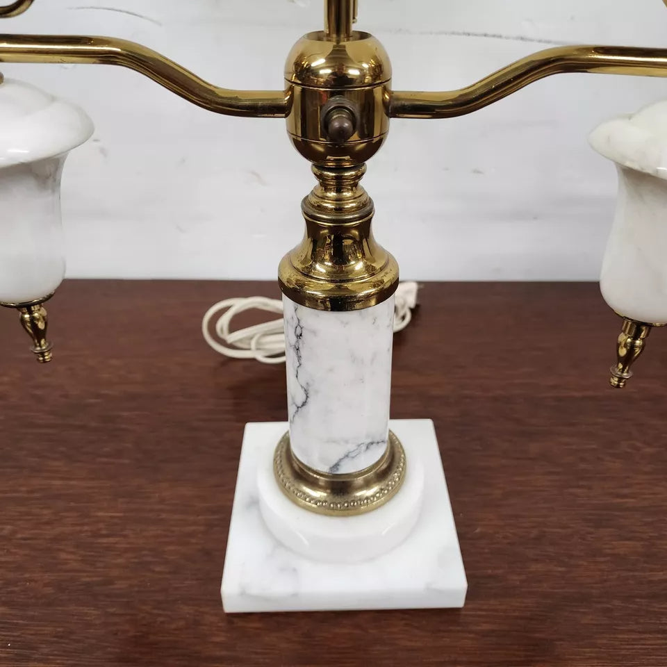 Vintage Italian Marble Student Lamp