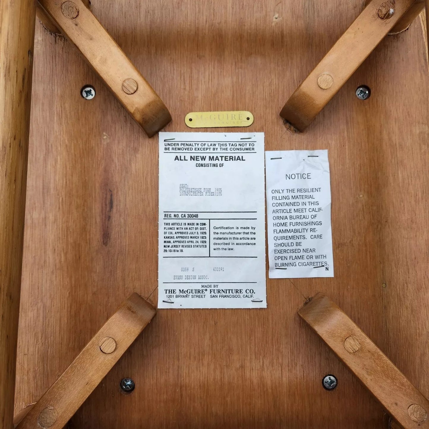 McGuire Counter Bar Stools Bamboo