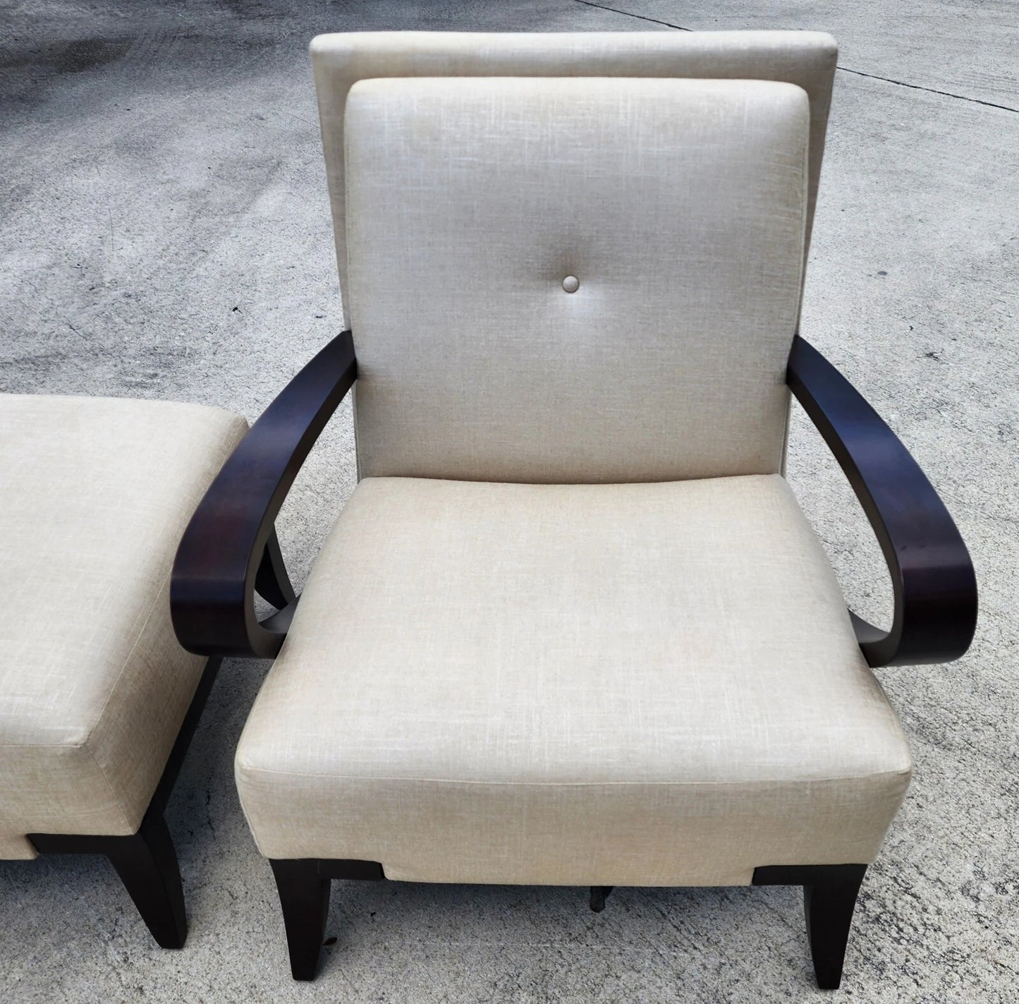 Michael Wolk Farrah Chair & Ottoman