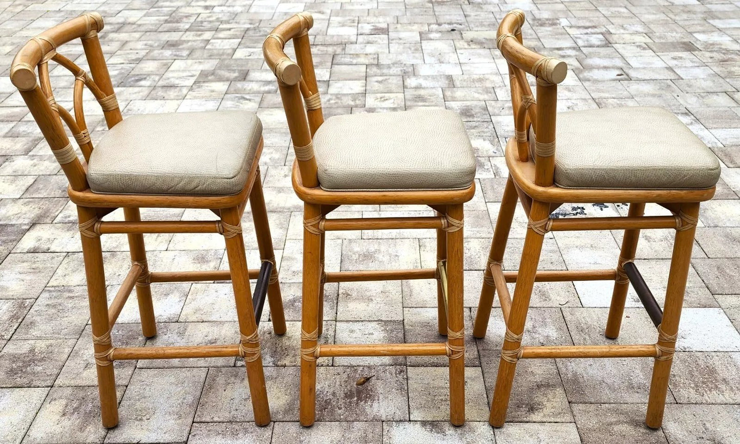 McGuire Counter Bar Stools Bamboo