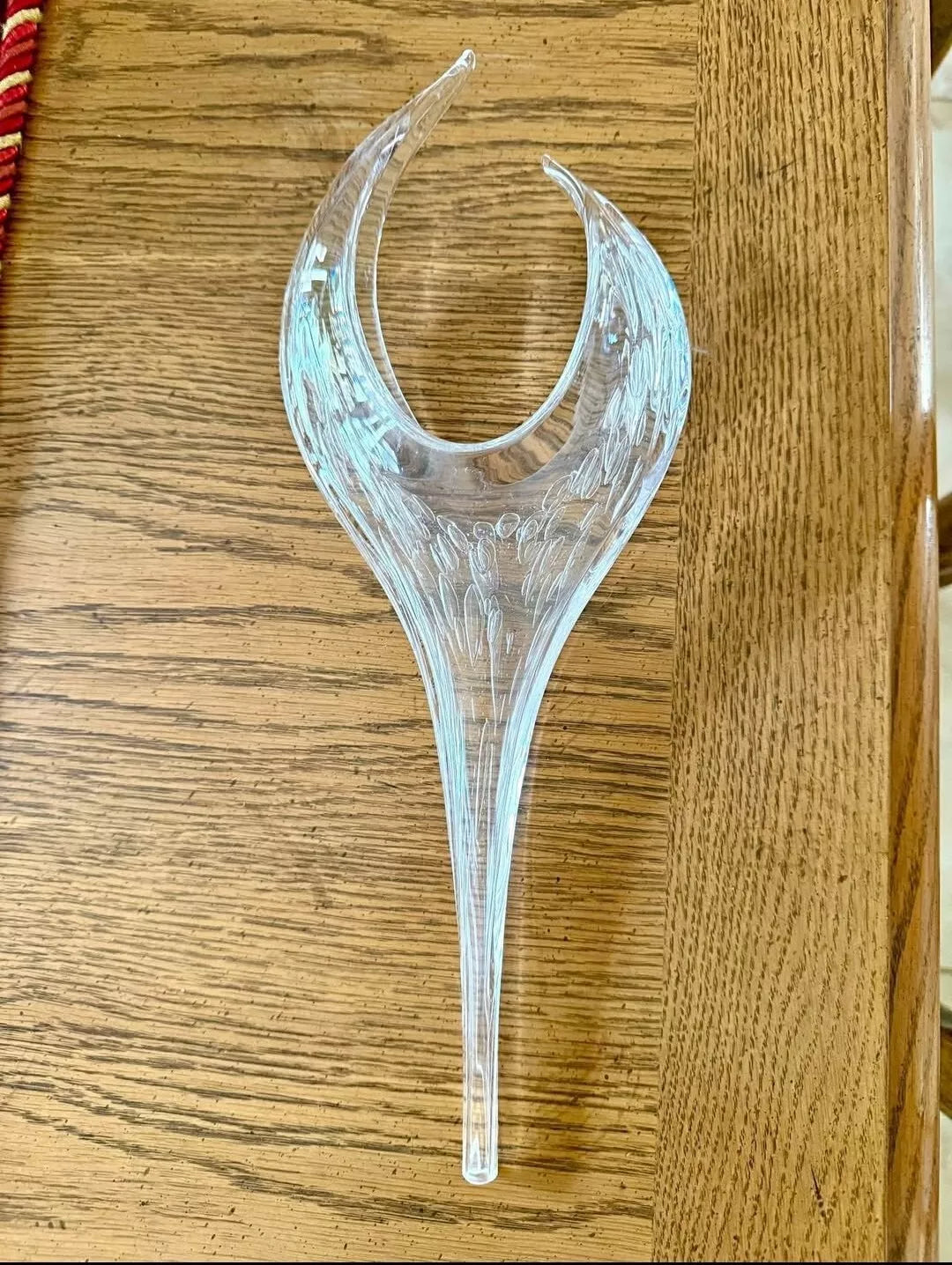 Mazzega Murano " Flame " Chandelier 1970s