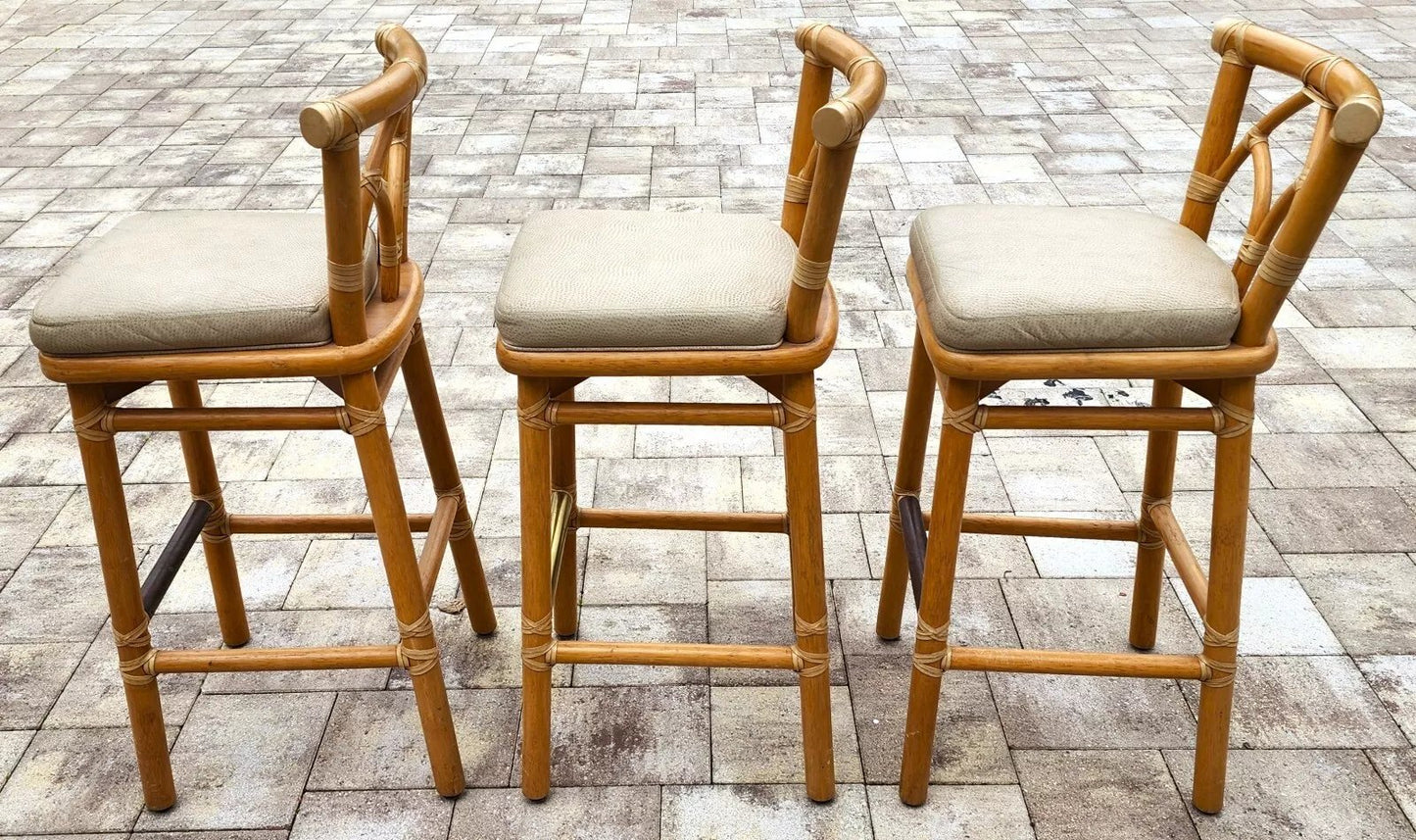 McGuire Counter Bar Stools Bamboo