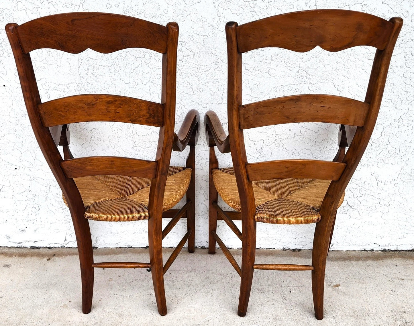 Vintage French Country Dining Chairs Set of 8