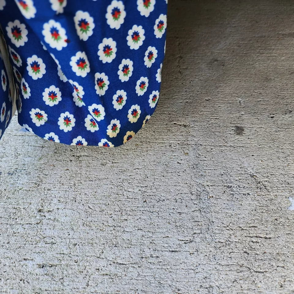 Floral Rolling Ottoman