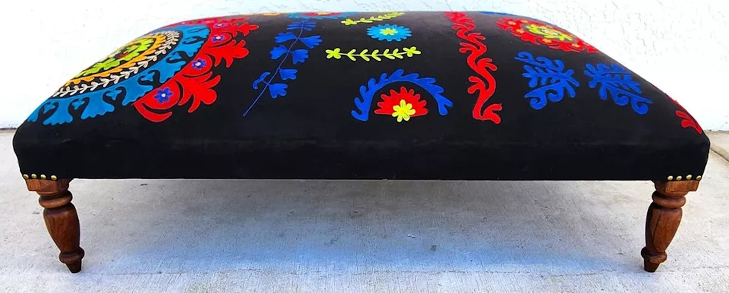 Ottoman Table Hand Embroidered