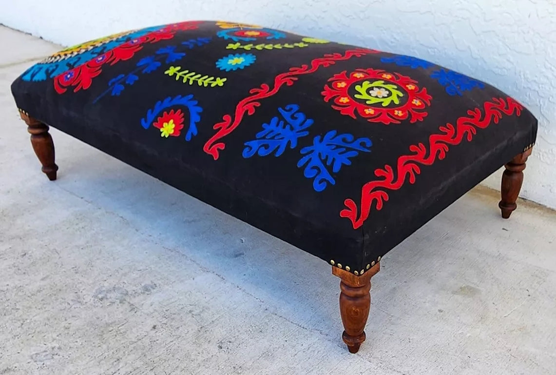 Ottoman Table Hand Embroidered