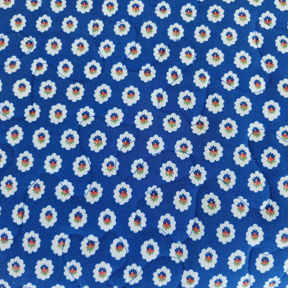 Floral Rolling Ottoman