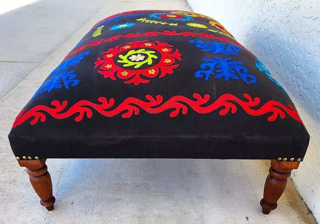 Ottoman Table Hand Embroidered